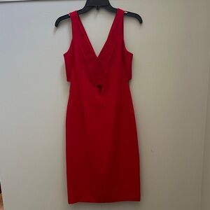 Gianni Bini Elegant Red Sleeveless Dress Size 4